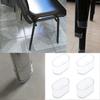 16pz Puntali Rotondi per Gambe Tavolo e Sedia, Copertura Flessibile tipo Gomma Antigraffio per Pavimento e Mobili - 40x20mm (chiaro)