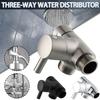 None Diverter Shower Diverter None Silver Sturdy Resistant Seamless High Pressure High Temperature Multiple Usage