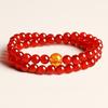 Natural agate optimized citrine beaded bracelet light luxury niche design bracelet high-end fashion jewelry women