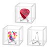 Multipurpose Acrylic Display Box Clear Rings Display Case for Rings and Picks Suitable for Jewelers and Collectors
