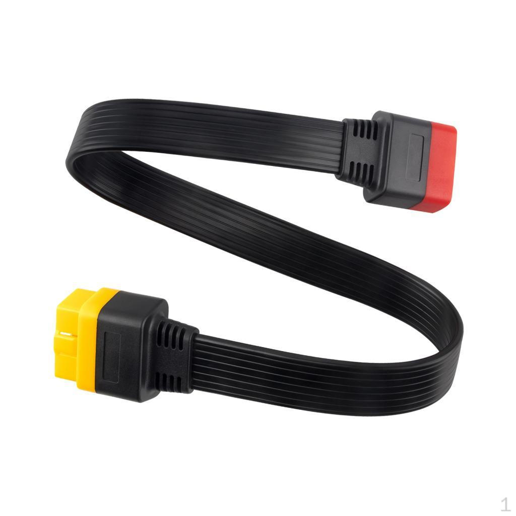 Auto Diagnostic Tool Extending Cable, Extension Professional TPU, Accessory, Universal, Flat 60CM