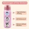 100 New Lishen QQ People Graffiti Stickers Decorate Refrigerator Water Bottle Skateboard Waterproof DIY Stickers