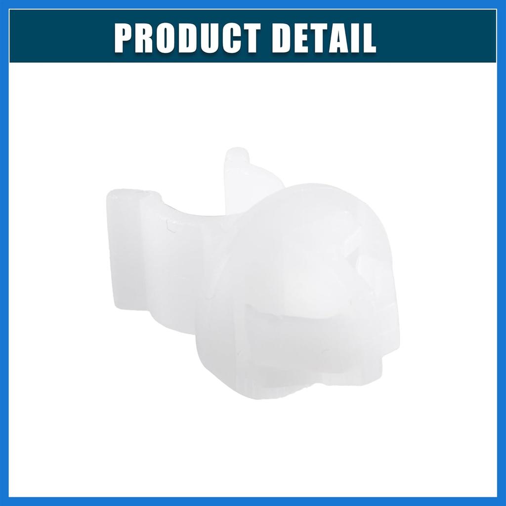 Hood Prop Rod Clip Retainer Fit for Mitsubishi Lancer - Pack of 1 White Auto Accessories