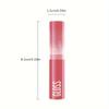 Hydrating Long-Lasting Pudaier Berry Shine Lipstick Set - Creamy Texture for Plump Lustrous Lips, Non-Sticky Finish for All Skin