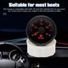 0-90 Ohm Boat Marine Fuel Level Gauge 52mm Pointer Fuel Level Meter 7 Colors LED Display for Universal Boat Car Truck Customized