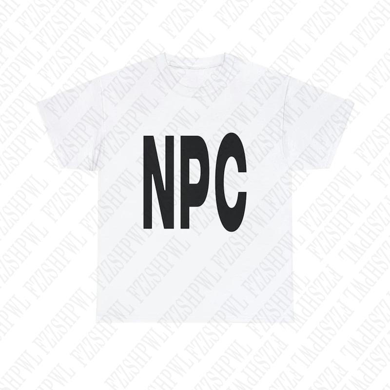 

NPCOversized Harajuku Letter Print Casual Y2K Cotton Tshirt Men Clothes ONeck Hiphop Punk Streetwear Short Sleeve Top Summer S