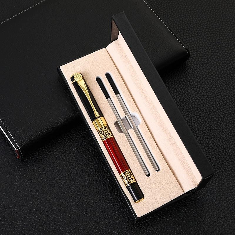 High-Grade Metal Orb Pen Printable Multi-Color Business Office Signature Pen Ballpoint Pen Set Gift Box