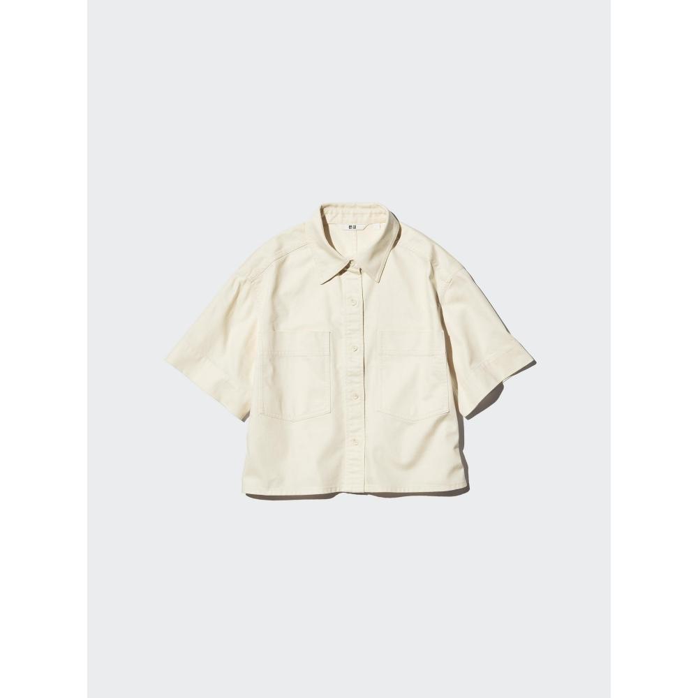 Uniqlo Denim Boxy Shirt  Part 5 