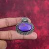 Purple Copper Turquoise Pendant, 925 Sterling Silver Pendant Jewelry, Gift For Women Handmade Pendant Gemstone Jewelry