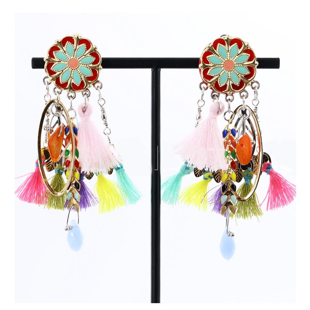Les Trésors De Lily [R6146] - Multicolored 'Lilipoupettes' Designer Clips - 80x35 Mm