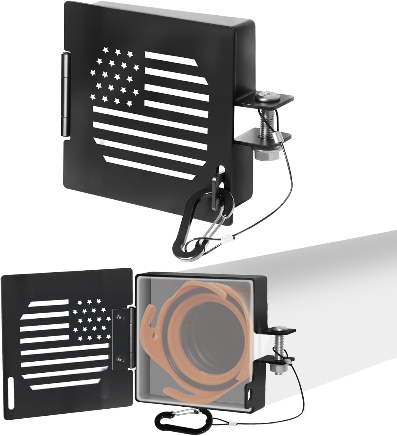 

Aluminum RV Bumper End Cap 2Pcs Fits 4Inch Square Camper Bumpers,Sewer Hose Storage Covers with Vent HolesTravel Trailer Motorhome Outdoor Accessories