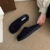 Walking Cozy Casual Closed Toe Half Slipper Loafers Female Slingback Slip On Mule For Women Platform New 2025 Comfort