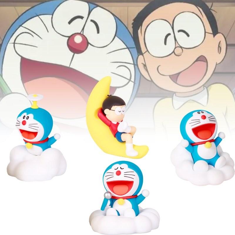 Adorable Pvc Doraemon Night Sky Series Blind Box Figure For Collectors And Fans
