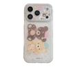 Cartoon Double Layer Bear Phone Case, Compatible with iPhone 14/13 & Apple 17/16/15 PROMAX, Anti-Drop Protection