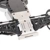 JOYSOG Stainless Steel Front & Rear Chassis Skid Plates for Tamiya 110 Fighter NXGEN DT-04 RC Chassis Armor Protector Parts