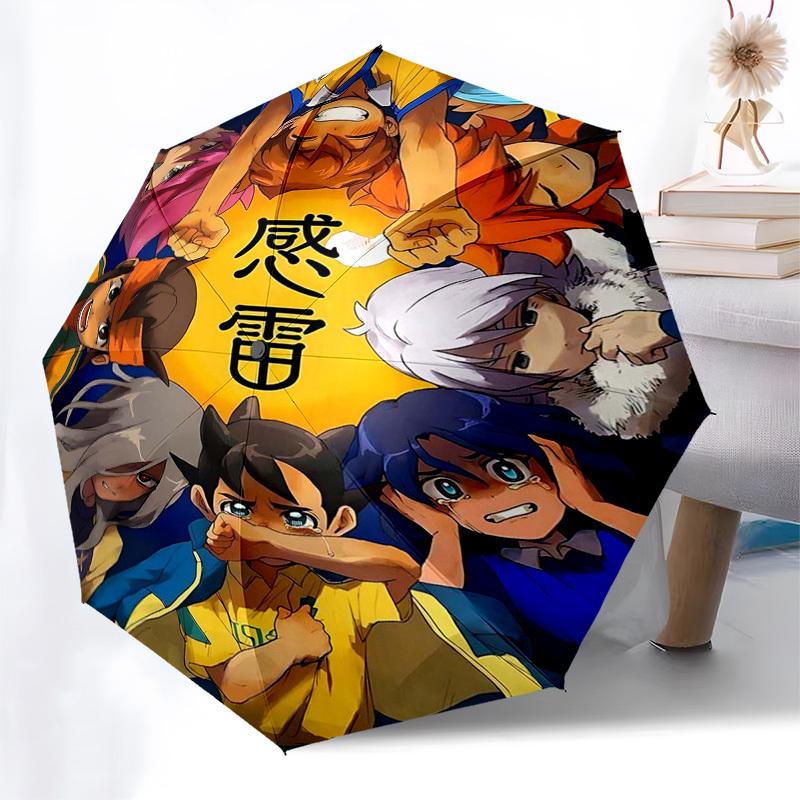 1pc Automagic Open Close Outdoor Umbrella with 3-Fold Design, Featuring Anime Characters: Suitable for Fans, Travelers, Daily Use, and Perfect as