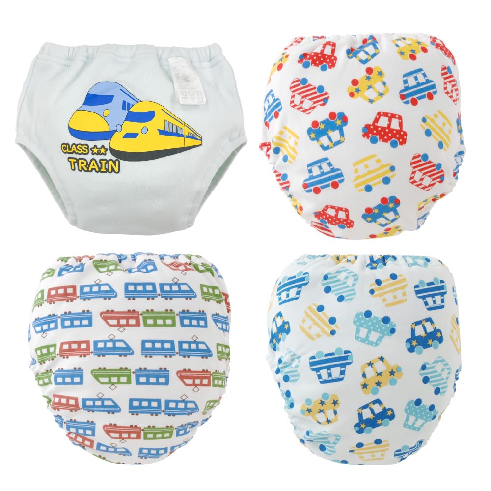 

Тренировочные трусы для мальчиков, 4-слойные, стиль, 4 штуки в упаковке, тренировочные, для малышей, 95 см, F4002A-95-31