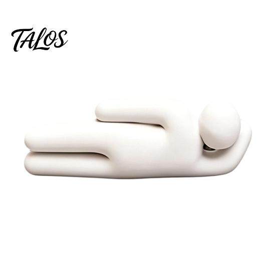 Game Character Collectible 1/8Pcs 3D Printed Figure, Sitting Standing Lying Man Figurine, Minimalist Decoration Abstract White Statue, Gift for Lovers
