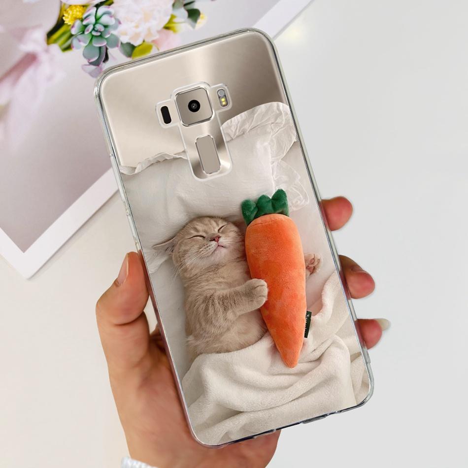 For Asus Zenfone 3 ZE520KL ZA520KL Cute Panda Cartoon Phone Case For Asus Z017D Z017DA Z017DB Z017DC 5.2" Soft Silicone TPU Case