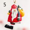 Party Decorations Gift Christmas Pendant Xmas Tree Doll Hanging Metal Ornaments DIY Christmas Day Santa Angel Claus