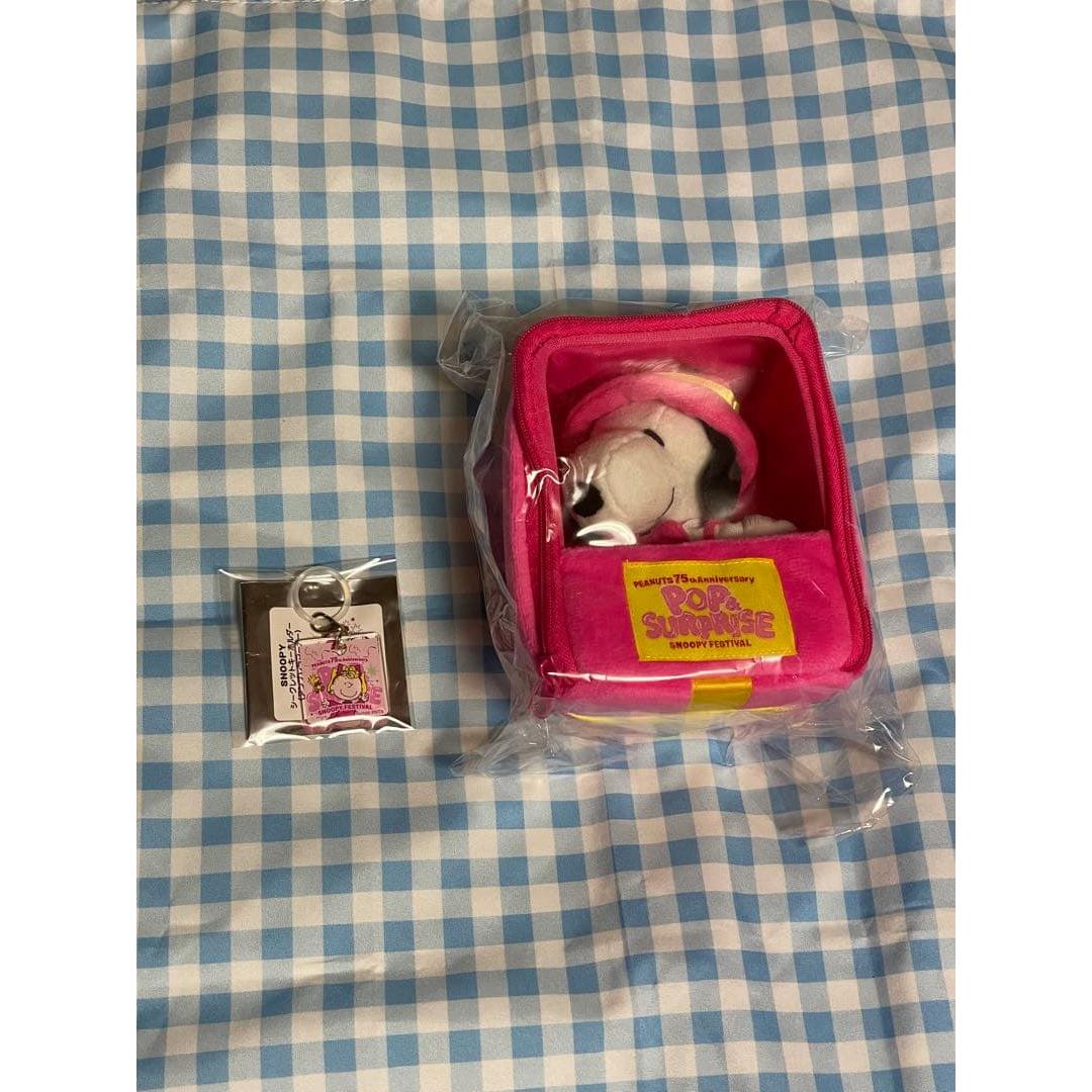 Snoopy Snoopy Festival stuffed toy mascot with pouch