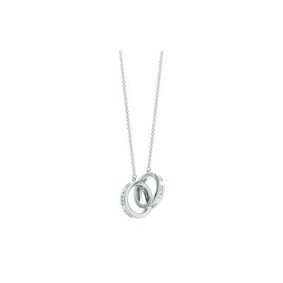 Tiffany & Co. Řada 1837® Náhrdelník s přívěskem kroužek s dvojitou přezkou pro ženy Stříbrný 60013808