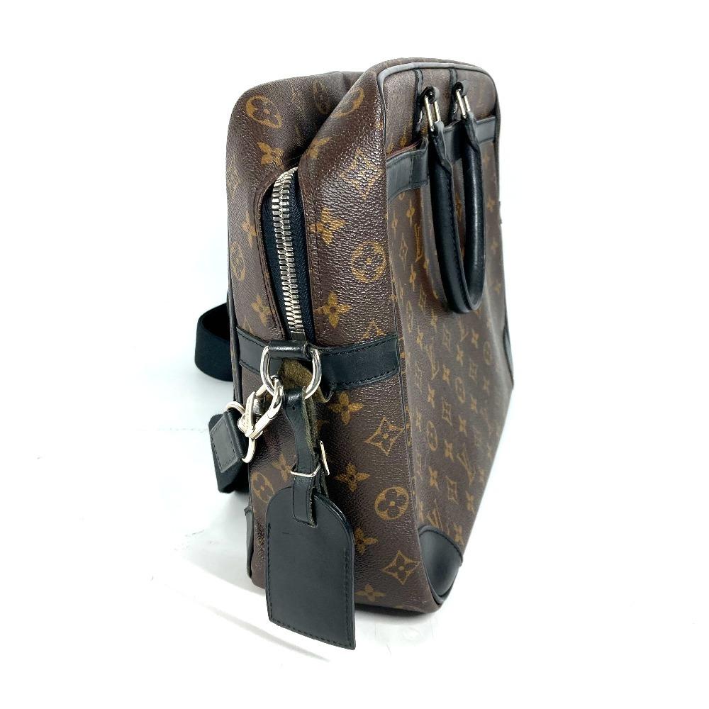 Louis Vuitton M40224 MonogramMacassar Porto Document Voyage GM PDV 2WAY Hand Bag