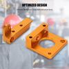 MK8 Extruder Zubehör Aluminium 3D-Drucker CR10 Vollmetall Remote Extruder Halter(golden)