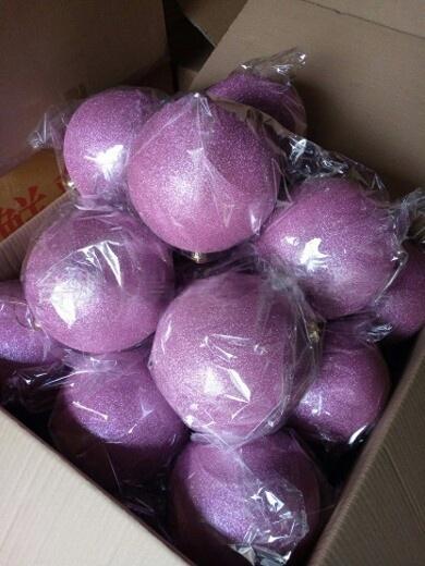 Luxury Colorful Plastic 40CM Large Christmas Ball & Tree Ornaments Pendant Round Christmas Decorations Balls