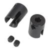Steel Input Shaft Cup RC Car Center Driveshaft Cup for ARRMA 1 5 RC Car Replacement Upgrade Part Black