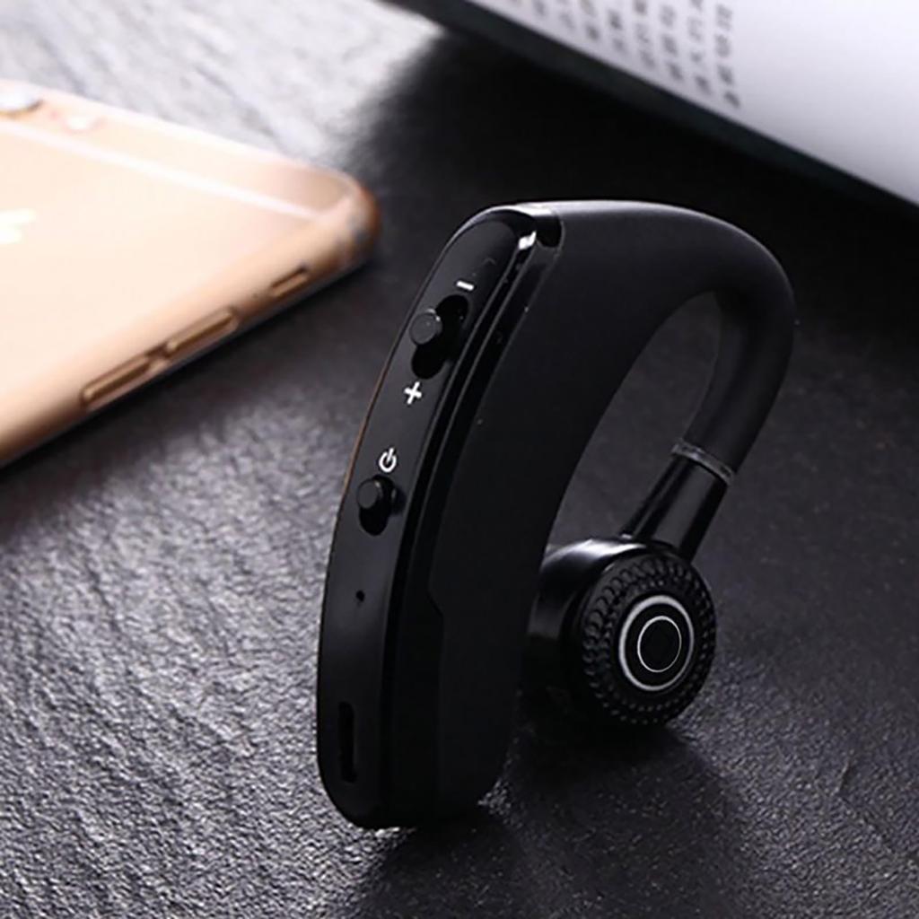 Bluetooth Headset, Single Ear, LeftRight, V5.0, USB Charging, 270° Rotation, Ear-Hook Style, Long-Lasting Earbuds, Built-in Mic, For Business,