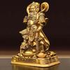 Feng Shui Copper Zhao Gongming People Ornament Home Living Room Decorations Statue