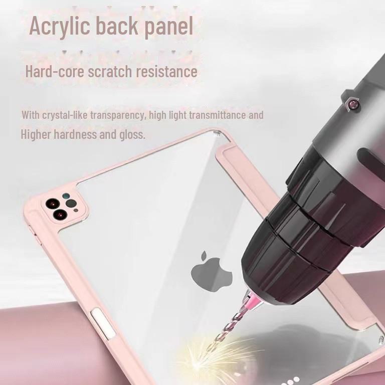 Transparent Acrylic iPad Pro 11 Case for iPad Air 4/5 - Anti-Fall Tablet Cover
