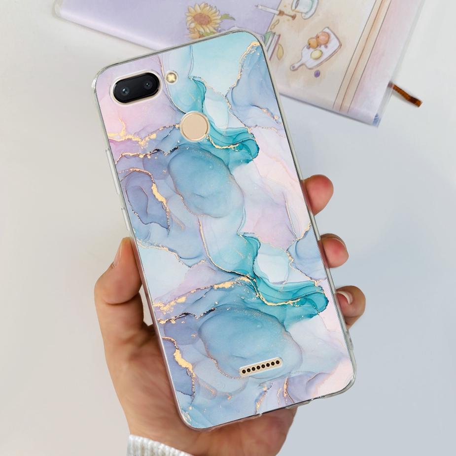 For Xiaomi Redmi 6 6A Case Cute Painted Cover Clear Silicone Phone Case Soft TPU Shell For Redmi 6A Redmi6 Redmi6A Fundas Bumper