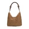 Fashion trend casual simple texture large capacity bag 2025 summer new foreign style women shoulder tote bag