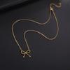 Bow Necklace for Women Gold Silver Bow Necklace Fashion Bow Pendant Necklace Bow Necklace Jewelry Perfect Jewelry for Women