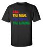 Father's Day Dad The Man The Myth The Legend Short Sleeve Tee Shirt Black
