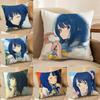 A-Anna Yanami Pillow Case Anti-dustmite Pillowcase Invisible zipper silky Sofa cushion cover