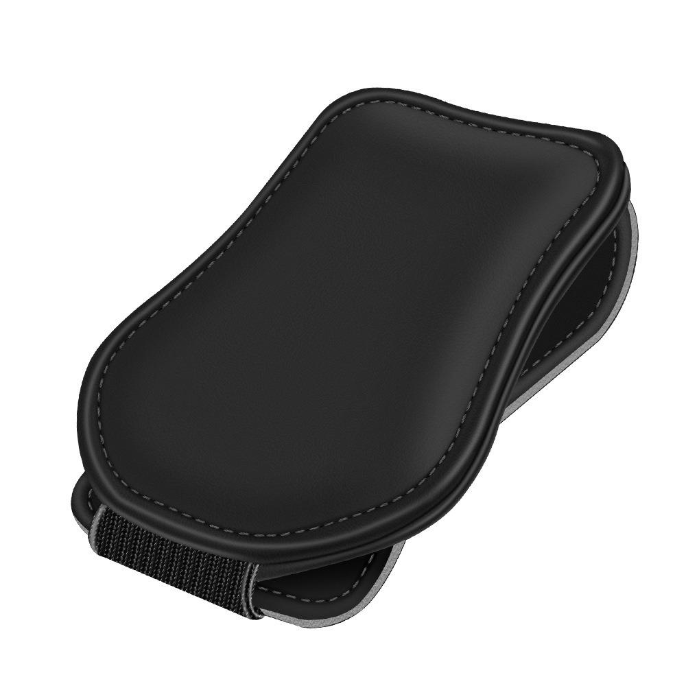 Car Glasses Clip magnet Multifunction Integrated Durable Leather Portable Sunglasses Document Ticket Holder Clip Car Interior