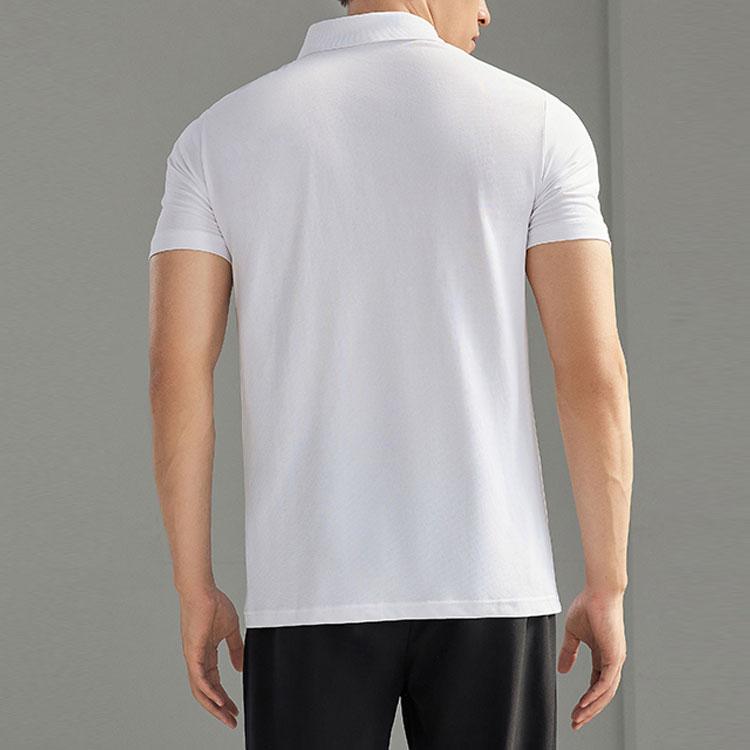 Li-Ning Quick-Drying Breathable Polo Shirt Men Tops White APLQ249-1