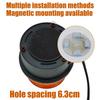Universal LED Strobe Warning Lights DC12-72V LED Safety Warning Lamp Magnetic Waterproof Sound Switches Yellow Light
