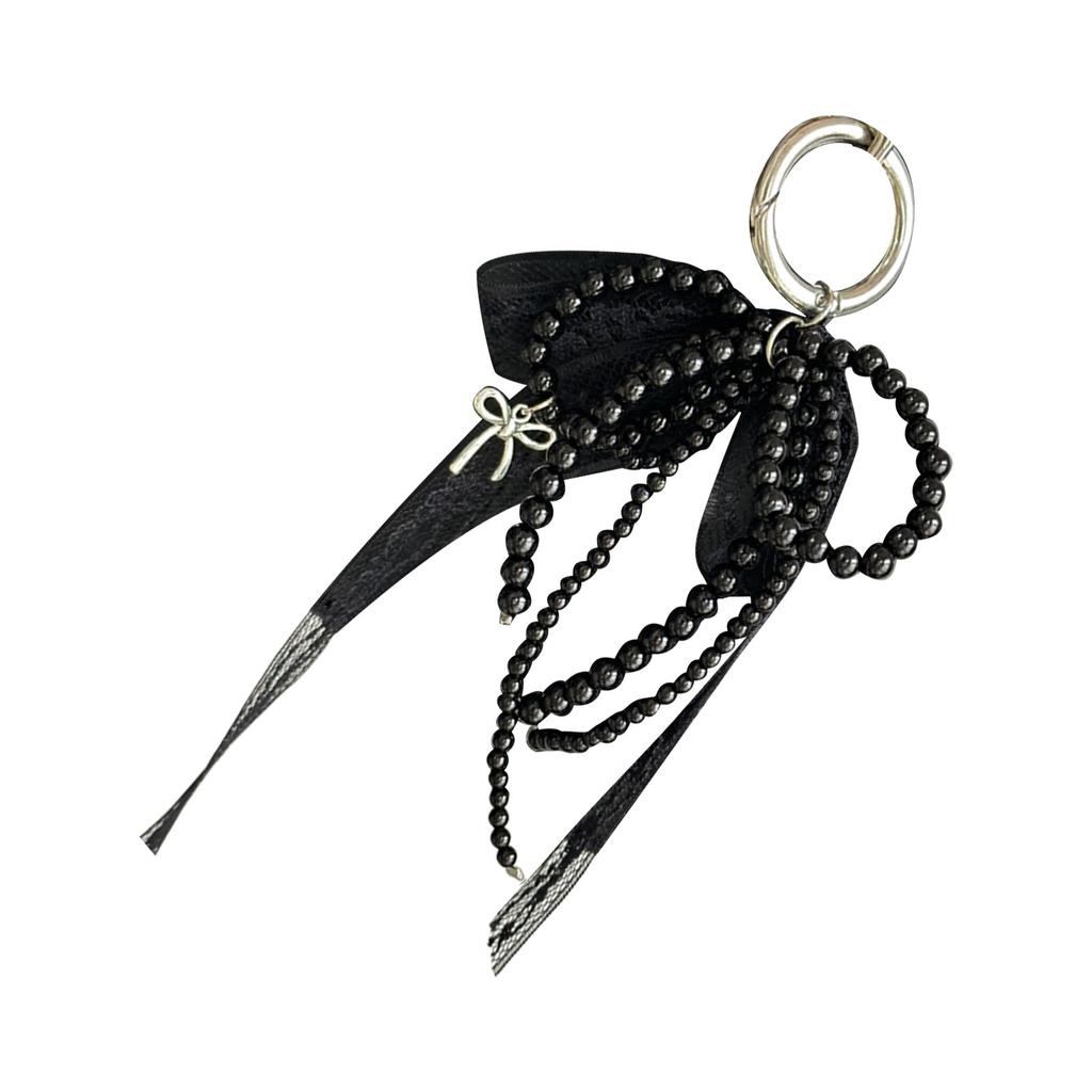 Elegant Pearls Lace Bowknot Ornament Stylish Lace Bowknot Accessory With Pearls Perfect For DIY And Home Decoration