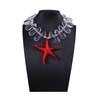 Ocean Leisure Vacation Style Colorful Exaggerated Starfish Pendant Necklace