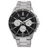 CASIO Standard Quartz Men's Watch MTP-1374D-1A3V Multi-Axis 24-Hour Display Black