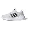 adidas Swift Run 22 Little Kid White Grey Kids Sneakers Cloud-White Core-Black Grey-Two GW8183