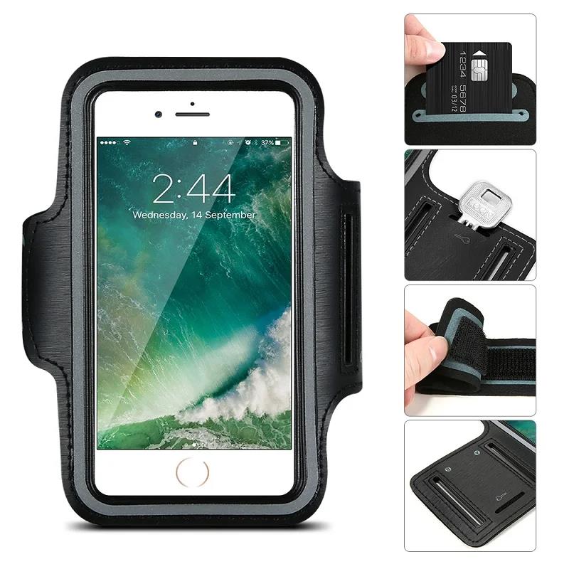 Mobile Phone Sports Holder For Samsung Galaxy S25 S22 S21 S23 S24 Plus Ultra FE Edge Arm Band Running Phone Case Bracelet Bag 6