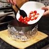Moule à gâteau anti-empreintes digitales réutilisable en acier inoxydable de qualité alimentaire anneau de mousse réglable outils de cuisine