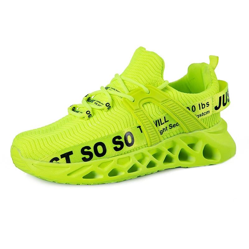 Fashionable Breathable Sports Casual Shoes Anti-Slip Shock-Absorbing Running Shoes Couple Mesh Shoes Women's  Spring Autumn