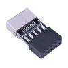 3/5Pcs Motherboard USB 2.0 9Pin To Type-E Connector Plug Play USB 2.0 Expansion Board Motherboard Converter for OS/Windows Linux