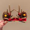 Merry Christmas Decor Christmas Elk Hairpin Sequin Bowknot Children Deer Antler Hair Clip Korean Hair Accessories Star
